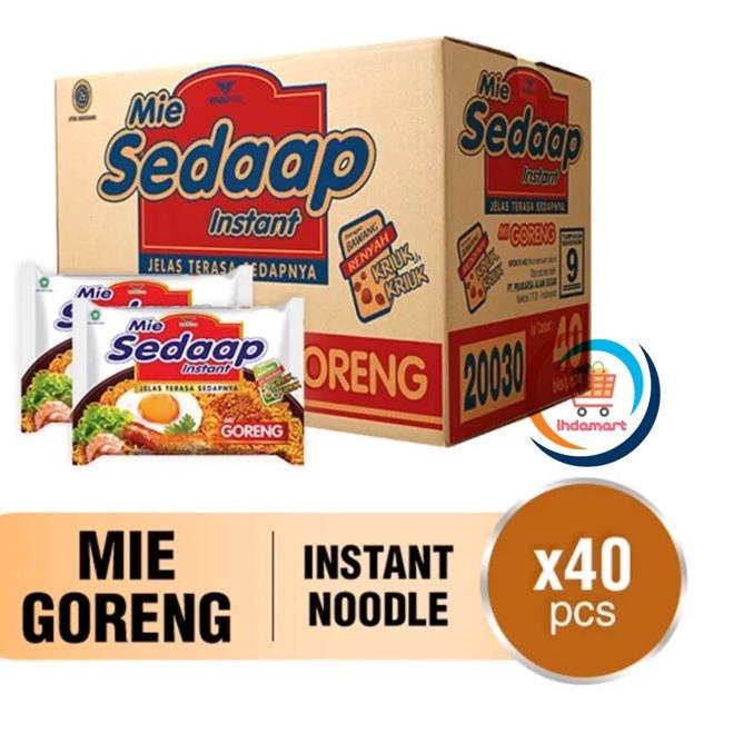 

☑ Mie Sedaap Goreng 90 gr 1 Dus Isi 40 pcs ▲