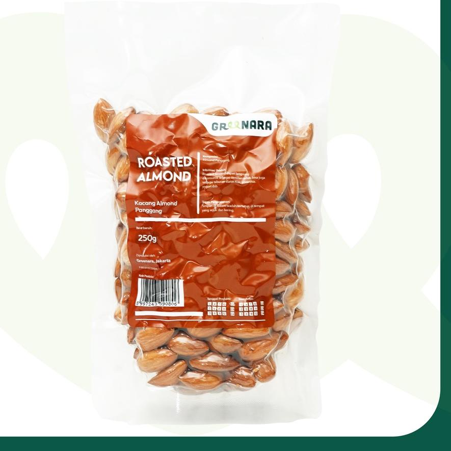 

➻ Roasted Almond 250gr / almond panggang 250 gram ♛
