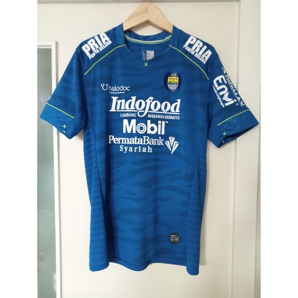 Jersey Persib Bandung 2020 Home Replica Shirt (L) Original Baju Bola Asli