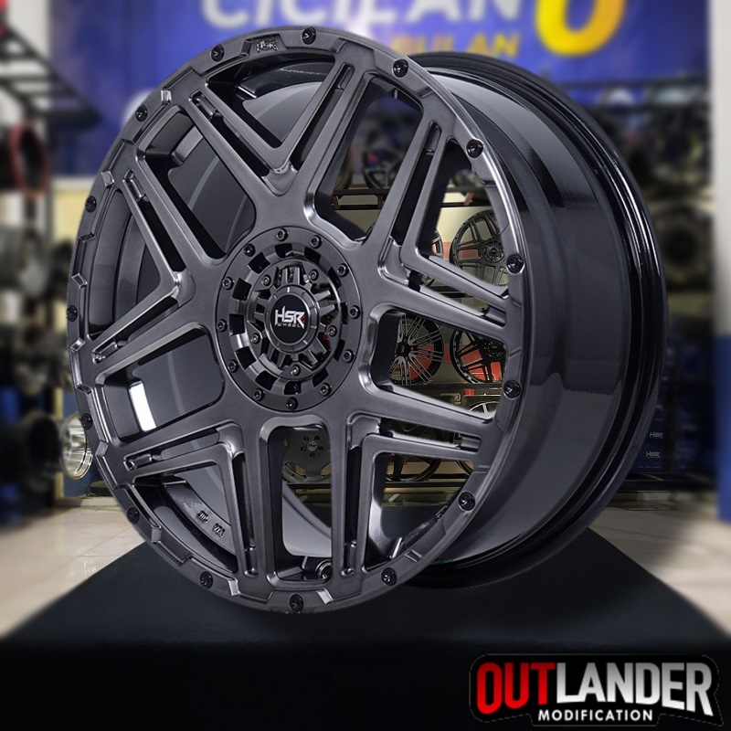 Velg HSR Ring 17 Type KONGA Mobil Avanza Brio Jazz Freed Dll