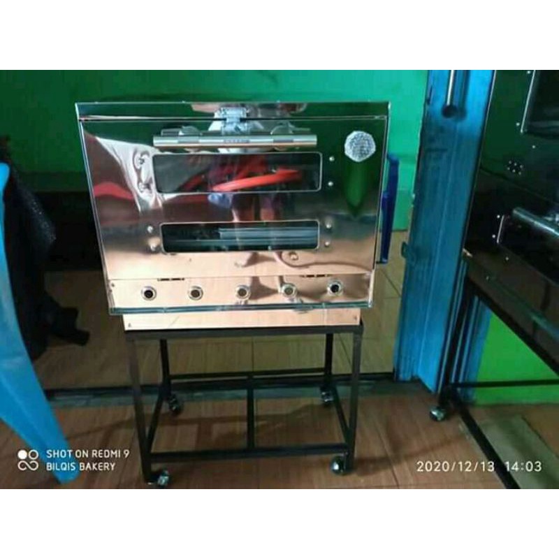 oven gas 60x40 stainless