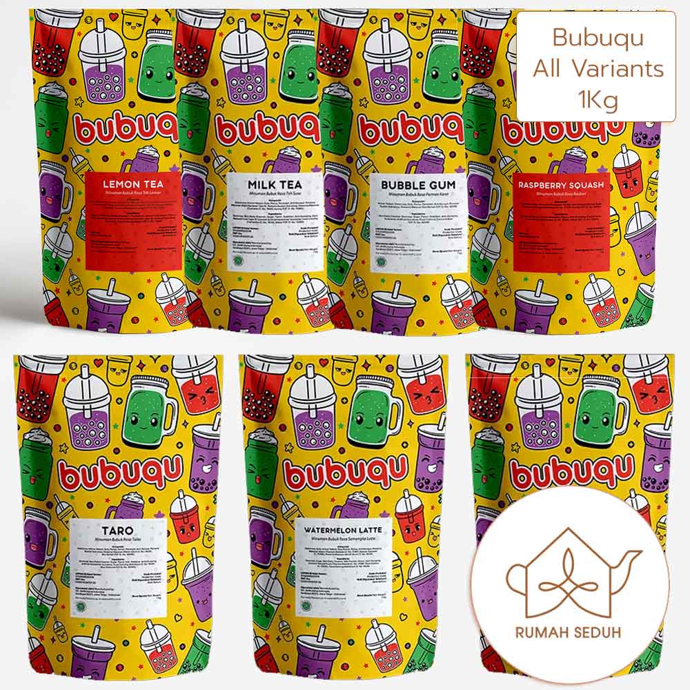 

1Kg Bubuqu All Variants - Minuman Bubuk Milky dan Squash