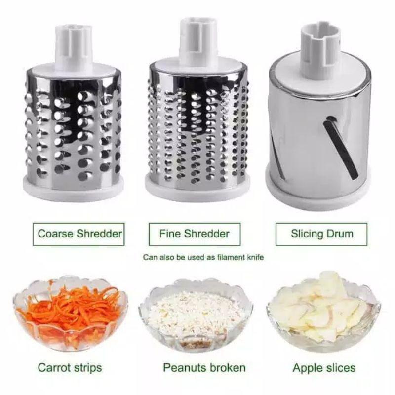 Terbaru Alat Pemotong sayuran Dan Buah Tabletop Drum Grater