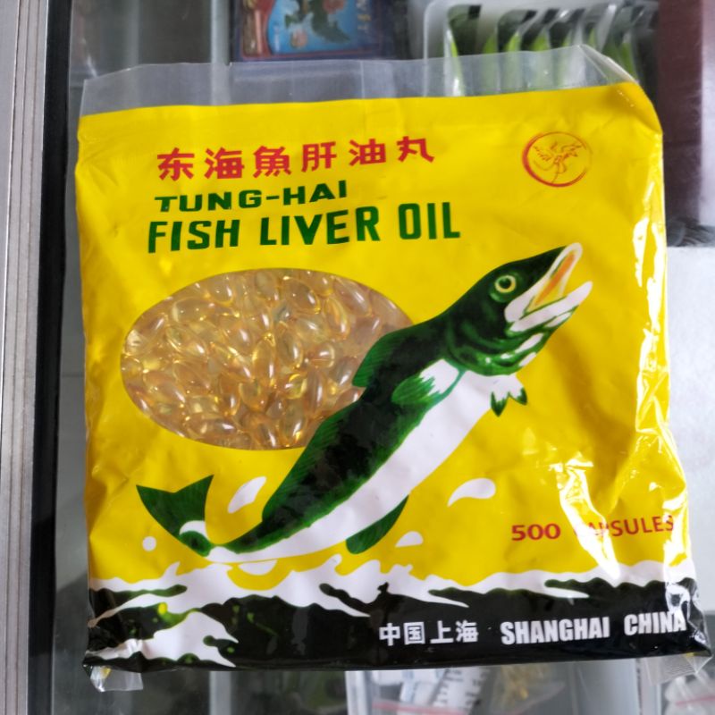 Vitamin Minyak Ikan tung hai isi 500 FISH LIVER OIL
