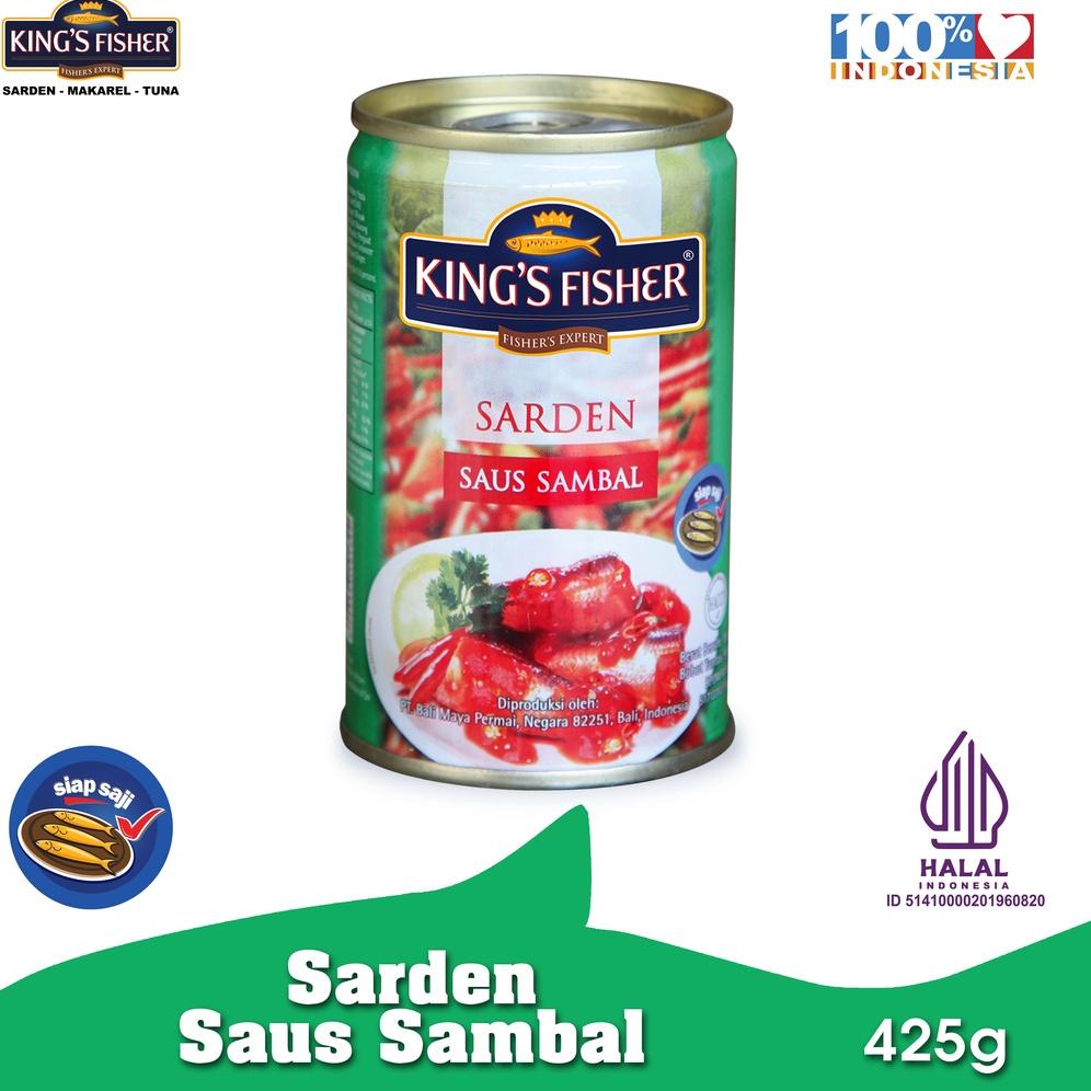 

Banjir Bonus 2.2 King's Fisher Sarden saus sambal Makanan Kaleng 425 gr Promo Bulan Ini