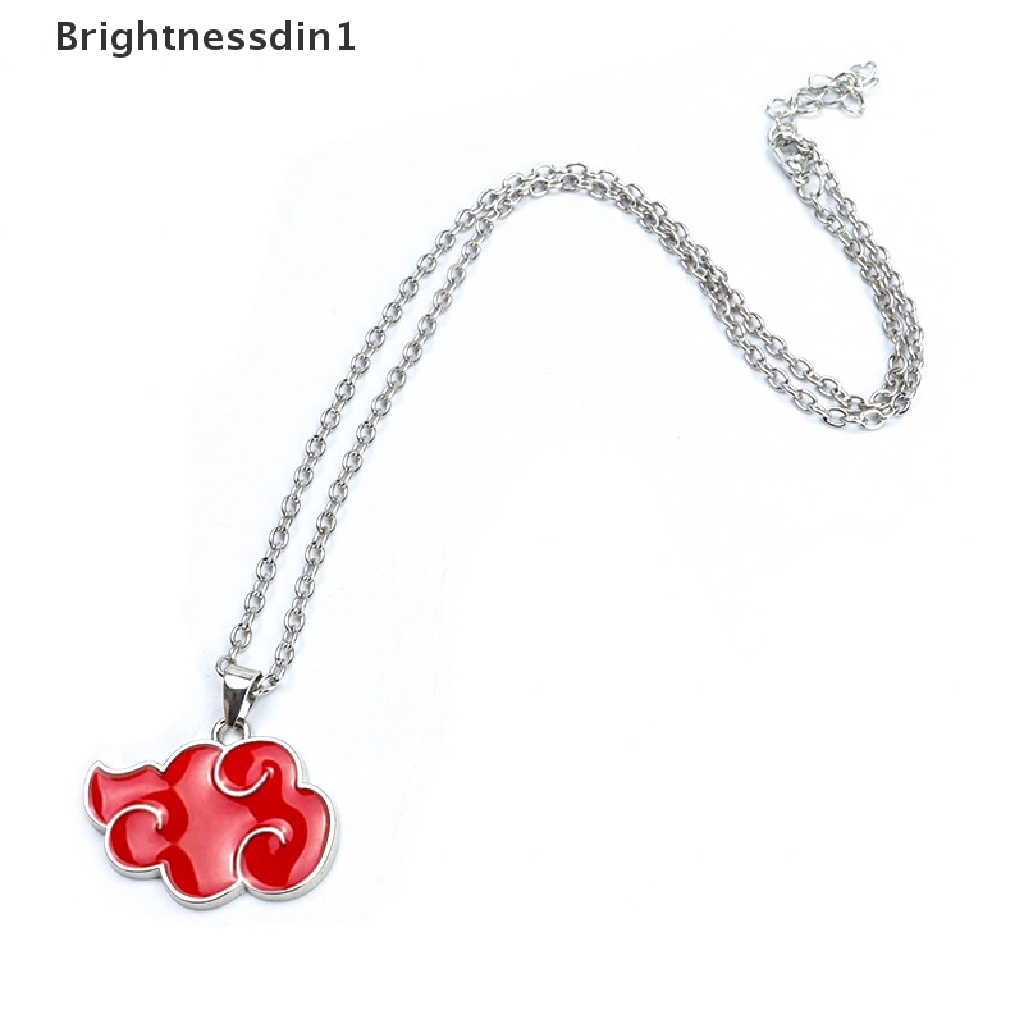 [Brightnessdin1] Awan Merah Gantungan Kunci Cosplay Anime Liontin Kalung Perhiasan Gantungan Kunci Aksesoris Butik