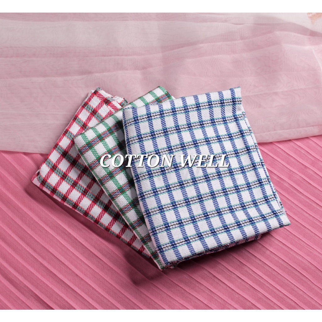 Serbet Kain PF 60x60cm Lap Piring Tutup Piring Lap Dapur Serap Air tebal Tutup Piring Lap Gantung Berkualitas