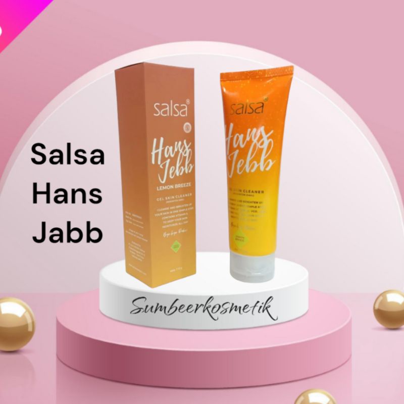 SALSA Hans Jebb Peeling Gel - LB Skin Cleanser Scrub Eksfoliasi solusi untuk Penghilang Daki