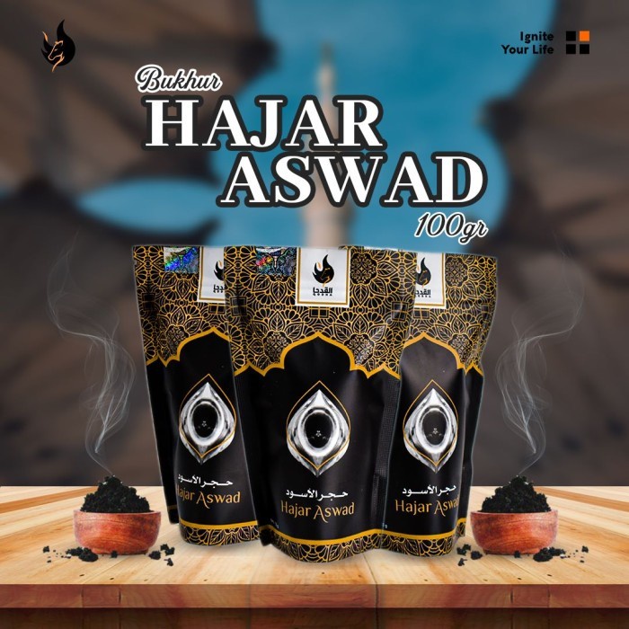 Bukhur Buhur Dupa Serbuk QODHA 100gr 100 Gram Aroma HAJAR ASWAD