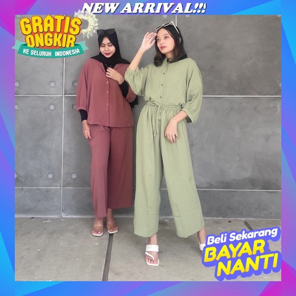 [Restock] Novela Set Ori Spassy // Setelan Tunik Outer Bruklat Import Gliter Best Seller Setelan Wan