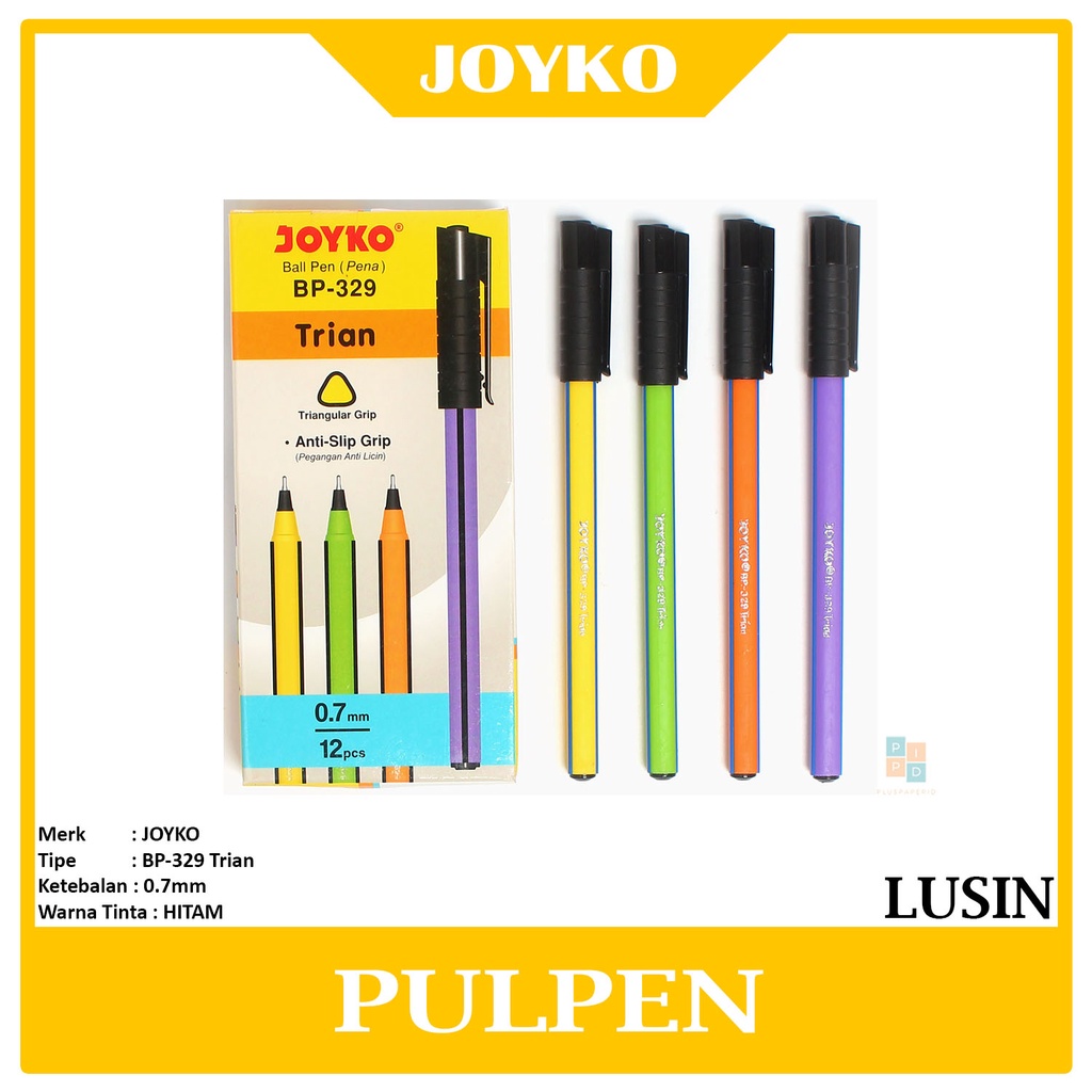 

JOYKO - Pena Ball Pen - BP - 329 TRIAN - 0.7mm - 1 Lusin