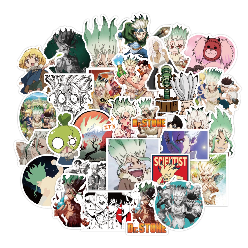 

Stiker Anime DR. Stone isi 30 pcs Best Seller