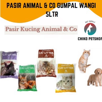 Pasir Kucing Animal &amp; Co Gumpal Wangi 5.5 ltr