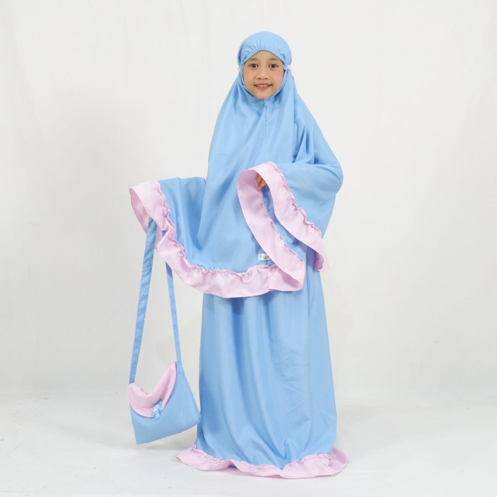 MUKENA ANAK KARAKTER MOTIF CANTIK DAN LUCU