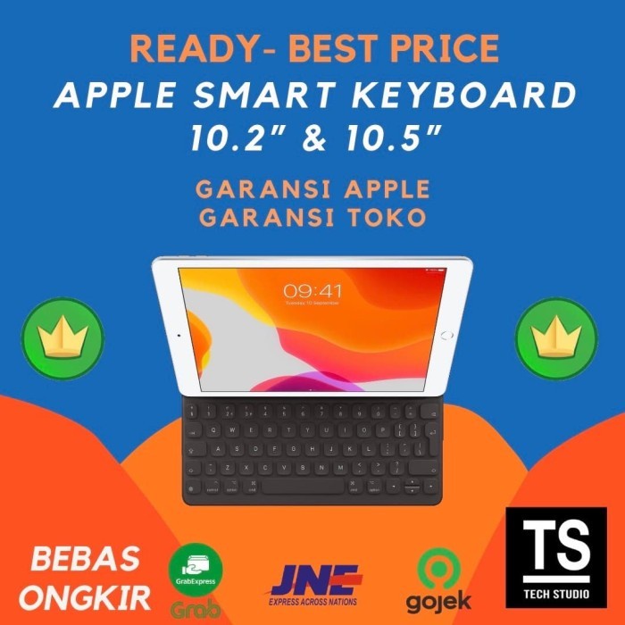 Terlaris Apple Smart Keyboard Ipad 9 8 7 10.2 Original Apple 2021 New