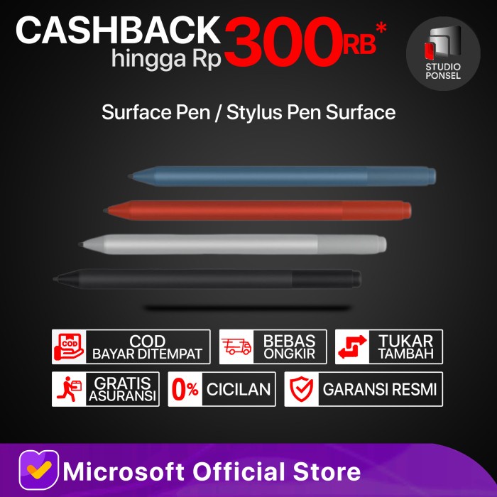 Terlaris Microsoft Surface Pen Surface Pro ( Pencil For Surface Pro )