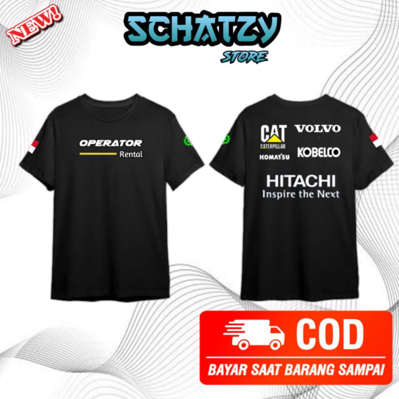 KAOS ALAT BERAT /EXCAVATOR/CAT