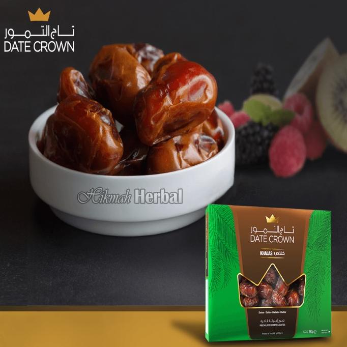 

Kurma Date Crown Jenis Khalas 1 KG TERLARIS