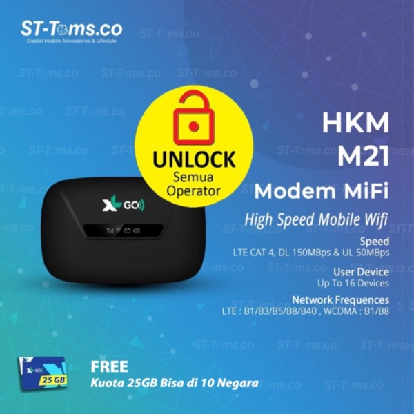 Promo Huawei E5577 Slim Mifi 4G Unlock Bundling Telkomsel 14gb - M21 XL Diskon