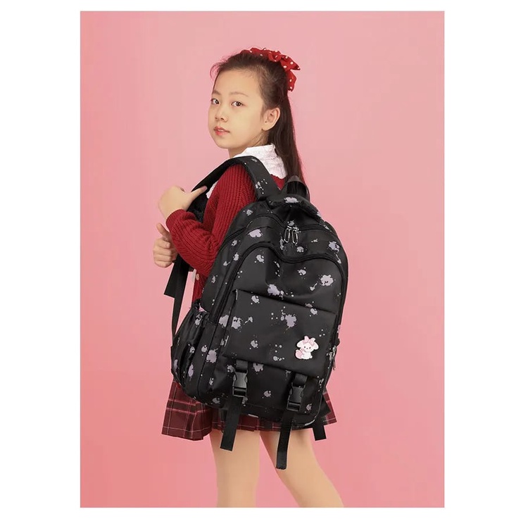 [COD] Tas Ransel Wanita Fashion Terbaru Full Print Ransel Wanita Korean Style Termurah Kekinian Backpack Anak Remaja TK SD SMP Terlaris Murah