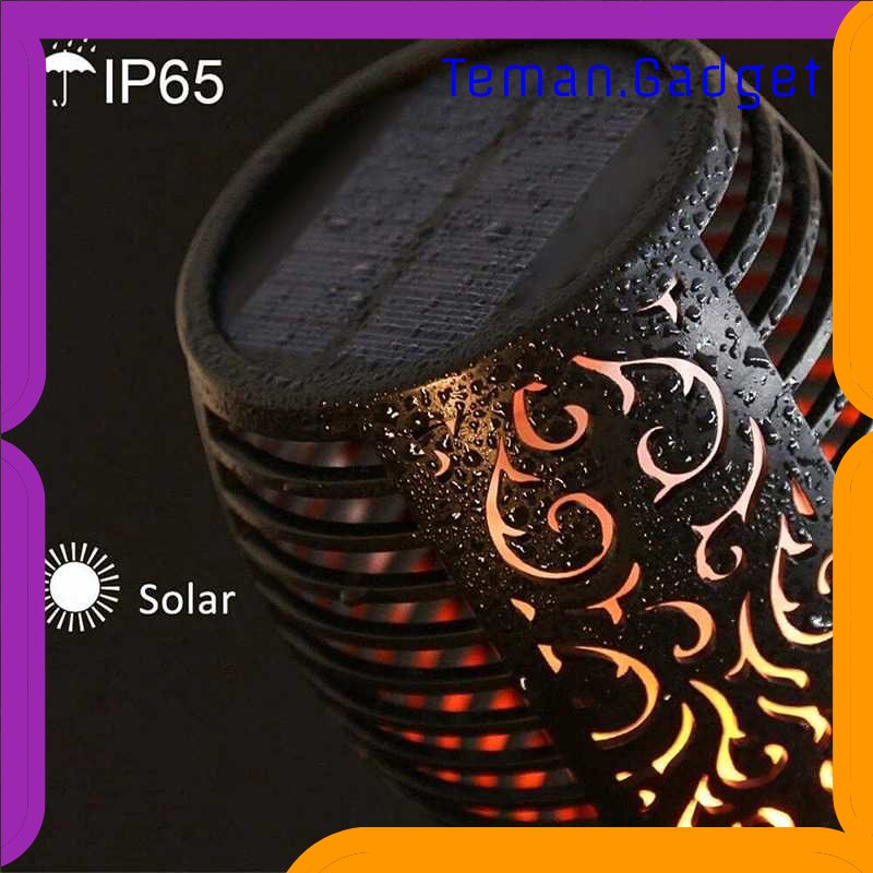 TG-LMP Warmtaste Lampu Taman Hias Obor Flame Light Solar IP65 Warm White - YMJ010