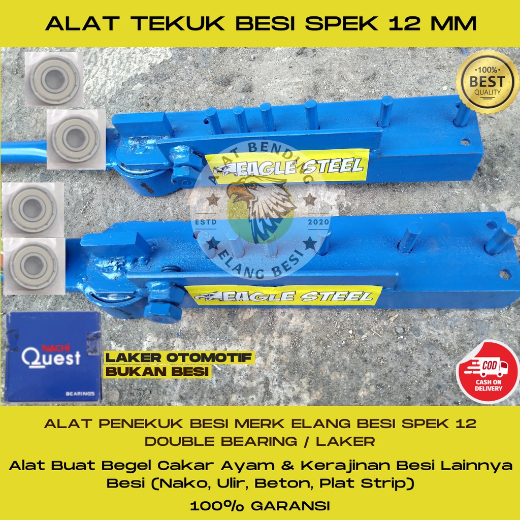 Alat Tekuk Besi Beton Elang Besi 12mm Penekuk Besi Begel Penekuk Besi Beton Plat Strip Besi Nako Bes