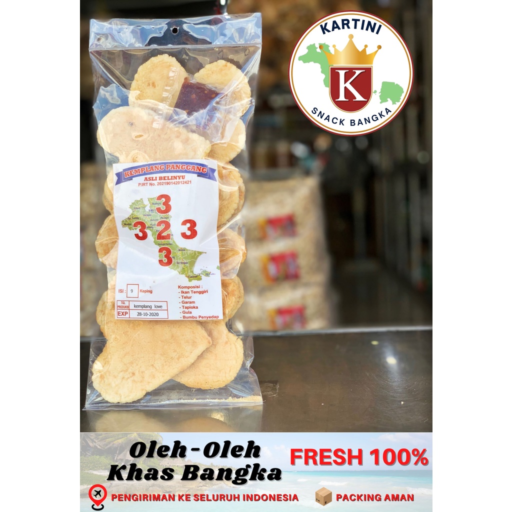 

Kemplang Panggang Ikan 323 200gr Khas Bangka