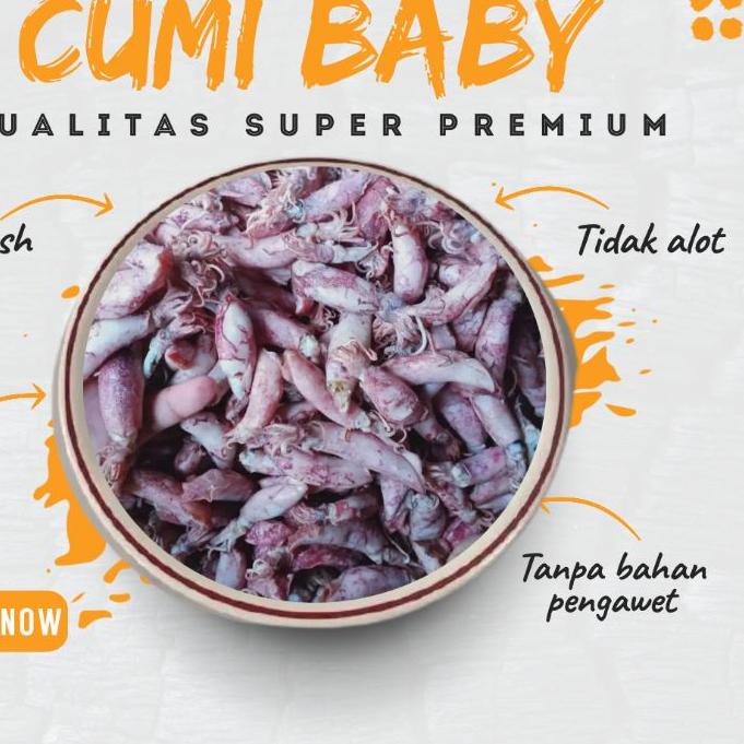 

✦ Baby Cumi Asin Semi Kering 1kg Kualitas Super Premium ℮