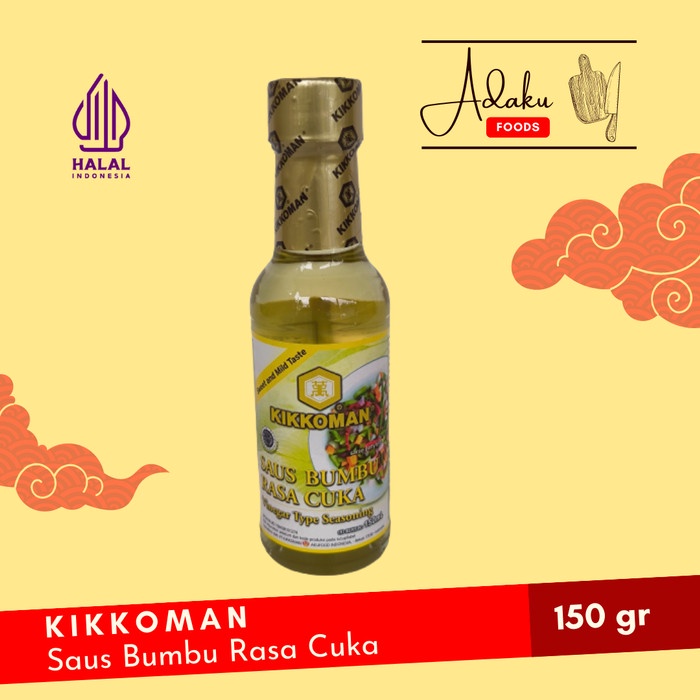 

KIKKOMAN Vinegar Seasoning Sauce SAUS BUMBU RASA CUKA Halal 150 ml