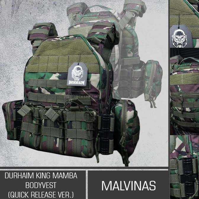 Cod  Rompi Tactical Durhaim Kingmamba Bodyvest (Quick Release Ver)