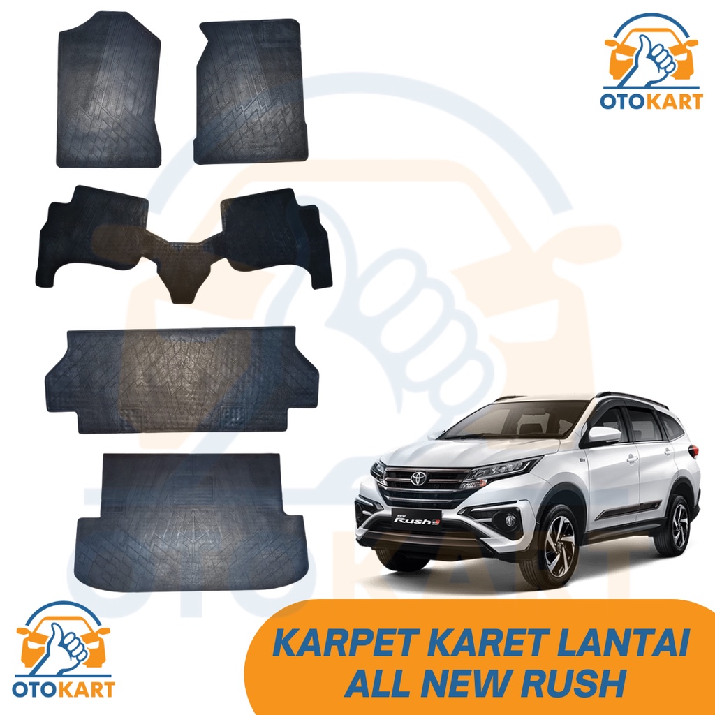 KARPET LANTAI KARET ALL NEW RUSH TERIOS / KARPET KARET MOBIL ALL NEW RUSH TERIOS / KARPET ALL NEW RU