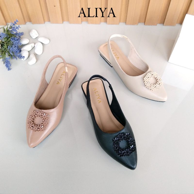 Aliya Carina Mules Wanita heels/hak 2cm