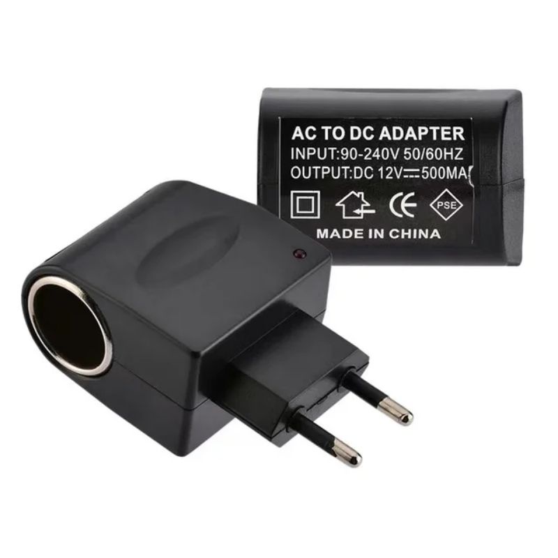 Car Charger Inverter AC to DC 12V 500mA Adapter Colokan Lighter Mobil Testing Car Charger