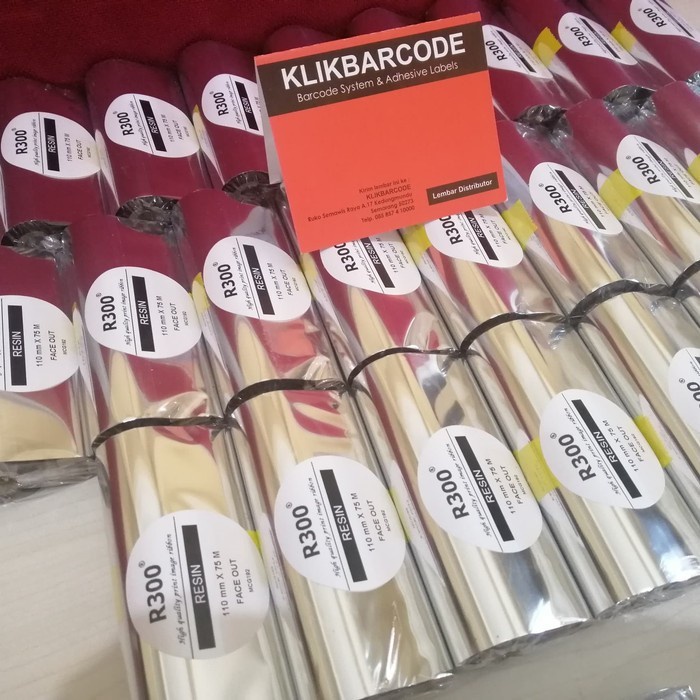

MURAH RIBBON UNTUK YUPO SONY R300 110 X 75 METER - CORE 0,5" - FULL RESIN MURAH