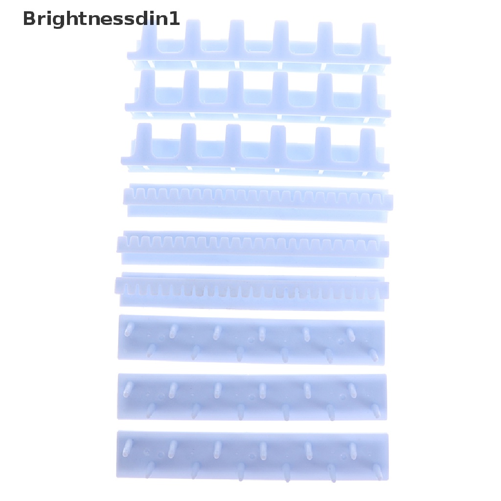 [Brightnessdin1] 9in1 Gantungan Dinding Perhiasan Hooks Display Organizer Anting Kalung Cincin Tempat Butik