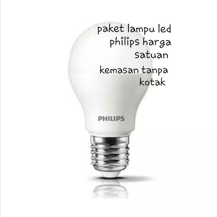 Paket Philips Lampu LED Harga satuan 10.5w 4 IN 1/Lampu LED Mantap