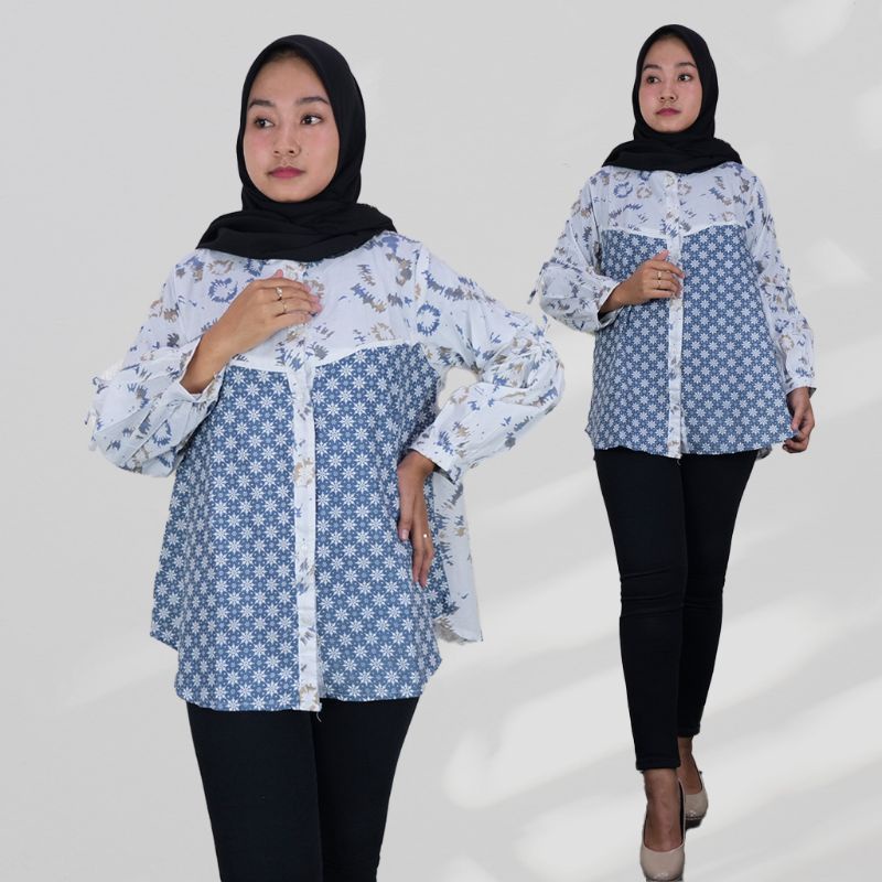 Blus Batik Soft Lengan Balon - Naira Batik