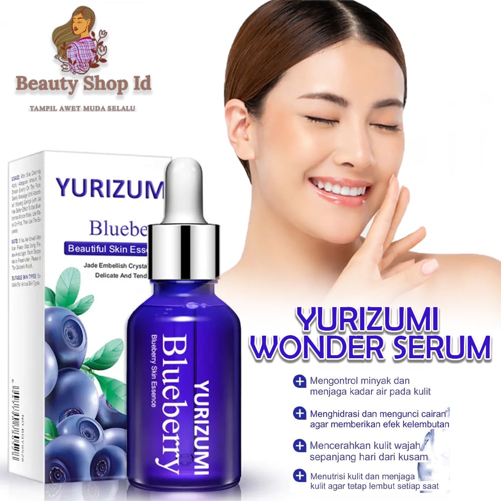 Beauty Jaya - Serum Yurizumi Wonder Blueberry Essence Serum Wajah Glowing Memutihkan