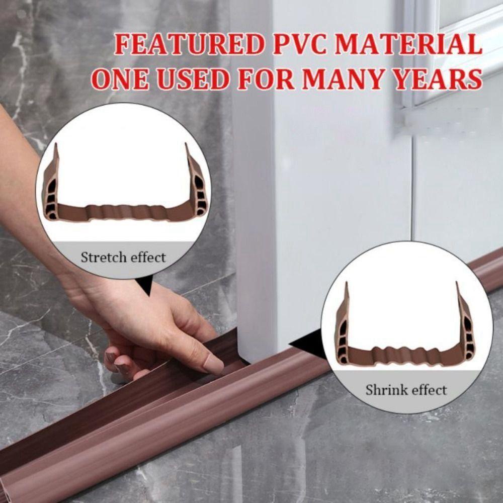 Lanfy Sealing Strip Dustproof PVC Aksesoris Rumah Kedap Suara Tahan Air Anti Serangga Weatherstrip