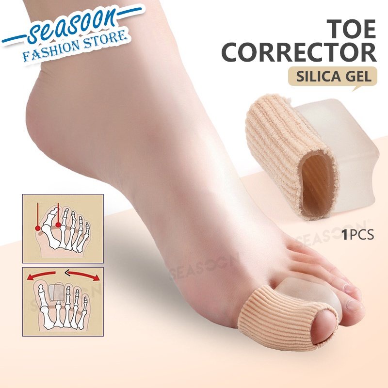 Big Toe Pelurus Jempol Dukungan Melindungi Gel Toe Toe Separator Bunion Korektor 1 Pc