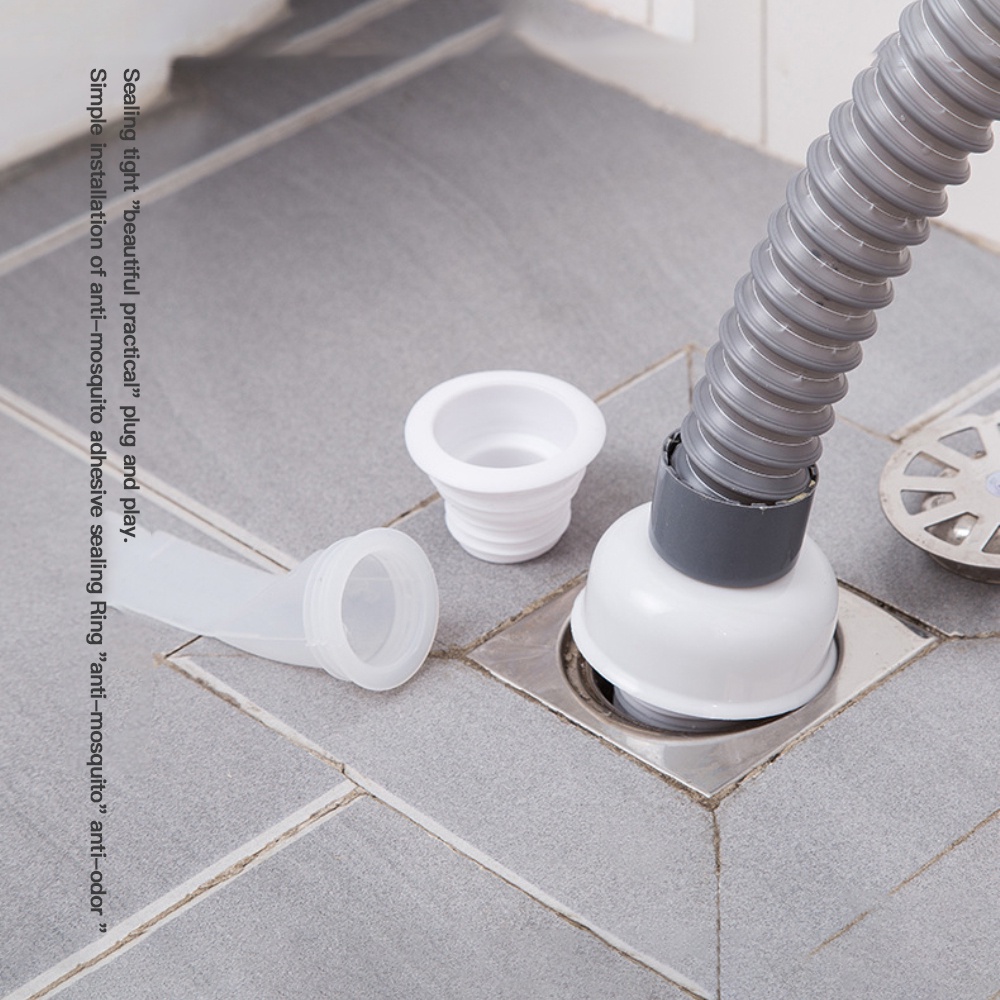ღ Silikon Drain Inti Pipa Saluran Pembuangan Anti Bau Seal Plug Saluran Pembuangan Serangga Kontrol Saringan Bau Proof Filter Floor Drain Stopper aksesoris Kamar Mandi