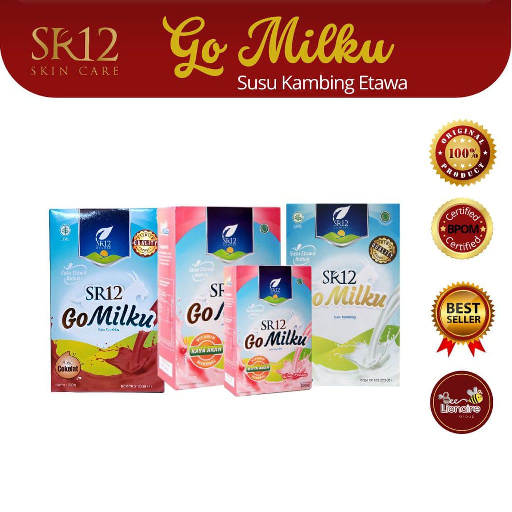

GOMILKKU SR12/HALAL SUSU KAMBING ETAWA PREMIUM/MENINGKATKAN KESEHATAN