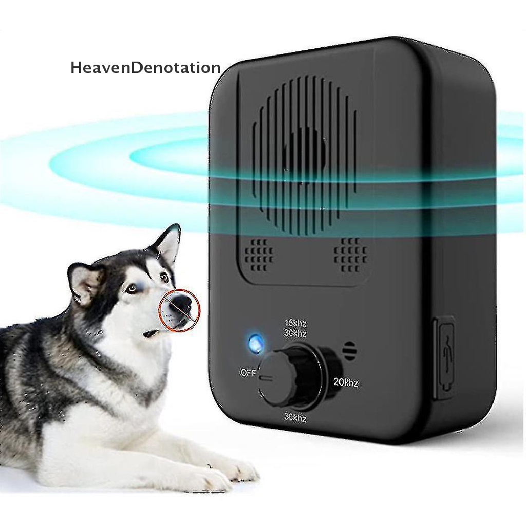 [HeavenDenotation] Ultrasonic Pet Bark Stopper Dog Bell Control Stop Repeller Peredam Pelatihan HDV