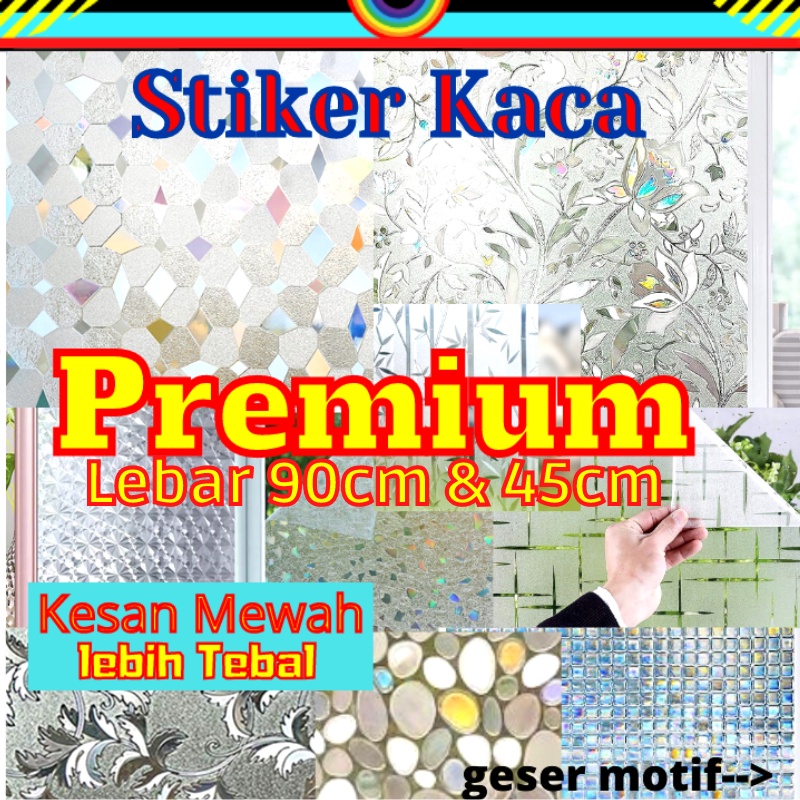 STICKER WALLPAPER WALPAPER STIKER KACA PREMIUM 3D FILM DEKORASI PINTU RUMAH JENDELA KAMAR MANDI HOLOGRAM SANBLAST SANBLAS SUNBLAST SUNBLAS WALL PAPER WALLSTICKER WALLSTIKER WELPAPER KACA BAMBU SALUR BUNGA DAUN BATA PUTIH GARIS BURAM BUREM POLOS MINIMALIS