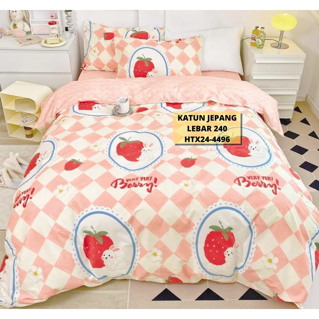 Kain Sprei Katun Jepang Rabbit