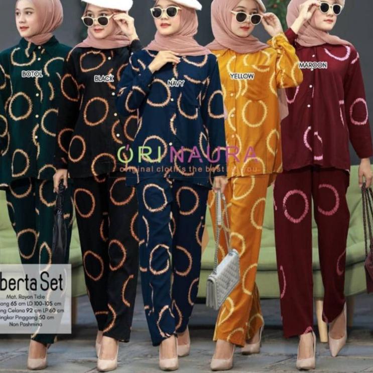 Terbaik SETELAN WANITA TERBARU OMYRA ONE SET / INDIRA ONE SET / SET SIBORI / ONE SET TIE DYE / SETEL