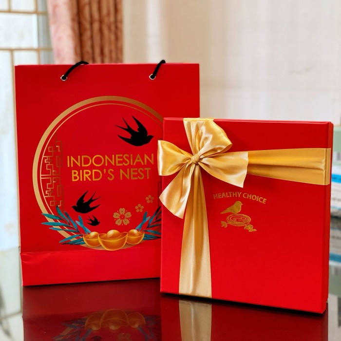 

(COD) Hampers Realfood Edisi Imlek isi 6 Walet Kado Mewah CNY Paket Parcel - Isi stayfit