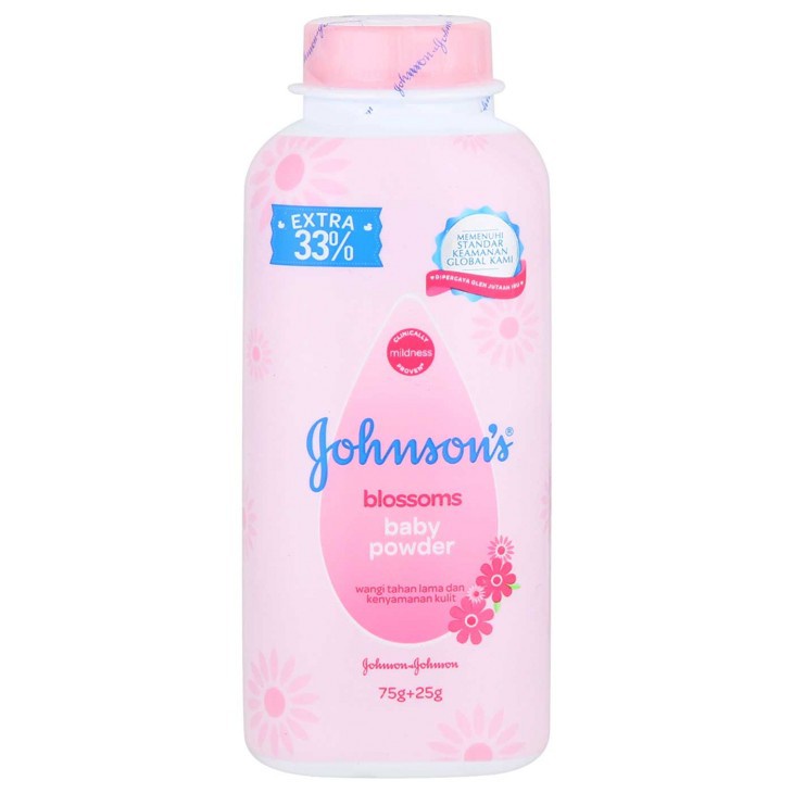 JOHNSON'S BABY POWDER BLOSSOM EXTRA FILL 75+25GR(72)