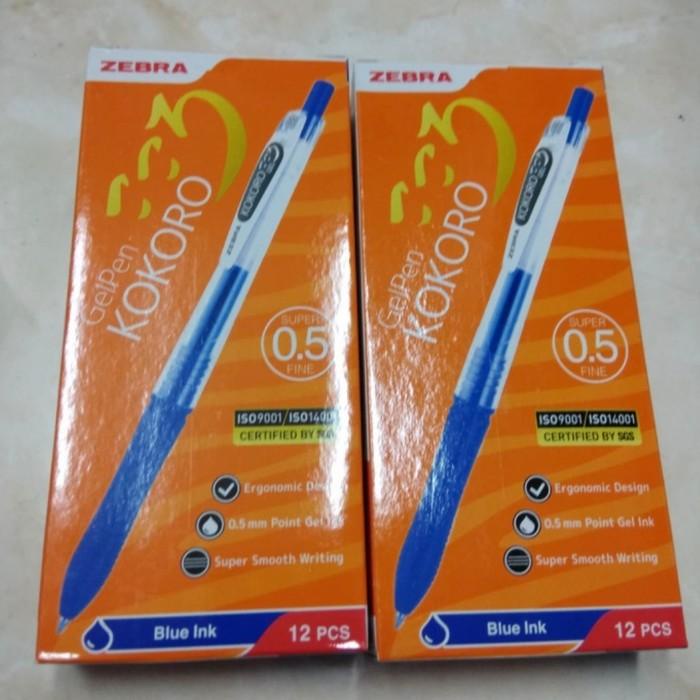 

Pulpen Gel Zebra Kokoro Hitam