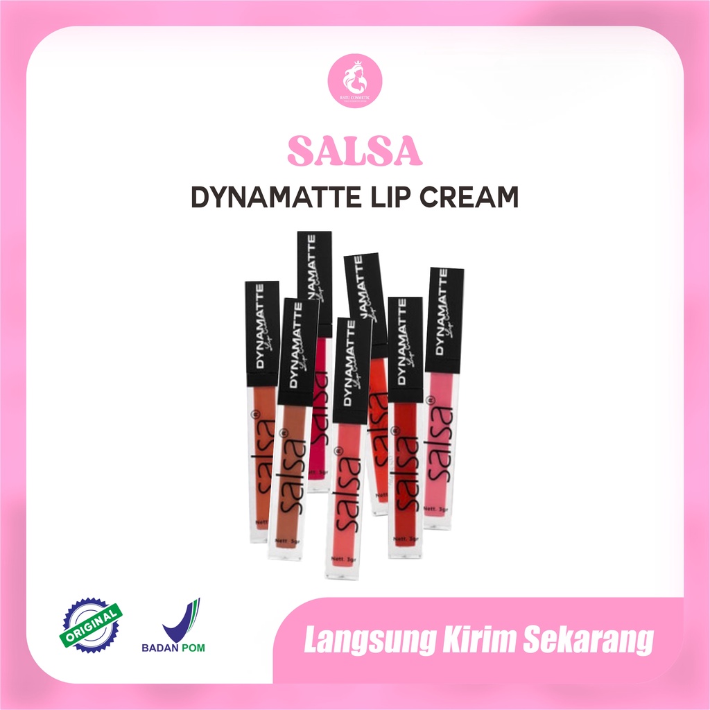 SALSA Dynamatte Lip Cream | Long Lasting Original BPOM